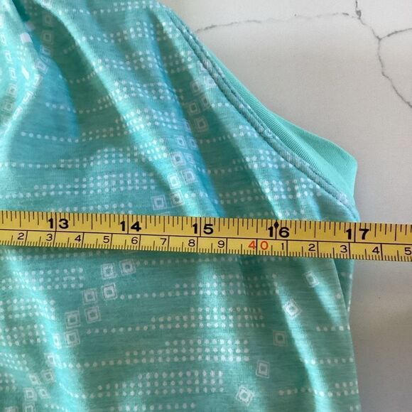 prAna Succulent Green Synergy Cantonese Dress Sz XL - Picture 11 of 12